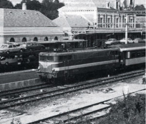 Express Nice-Irun en gare de Biarritz