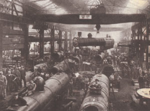 Atelier de chaudronnerie de l’usine de Belfort