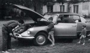 Voiture DS - famille