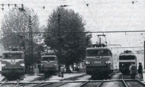 Le gril électrique de Bordeaux- Saint-Jean, dans la grisaille d’octobre. © Philippe Hérissé