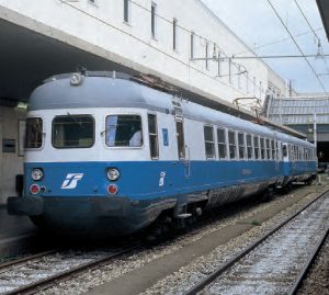 Deux éléments automoteurs électriques participent à l’expérimentation de l’ERTMS en Italie : iCI un ALe 480 des FS. © Patrick LAVAL/LVDR